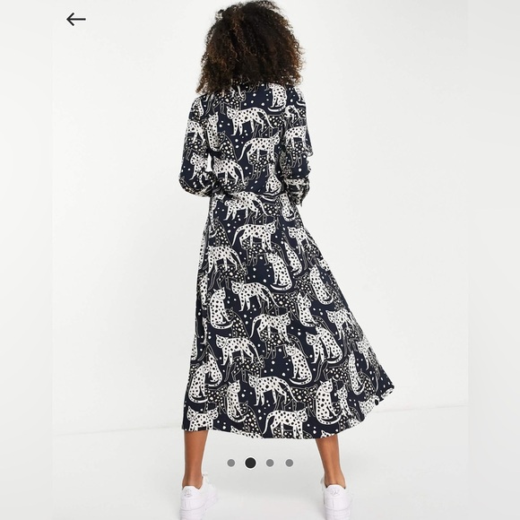 Midi Monki cat print dress! - Picture 2 of 3